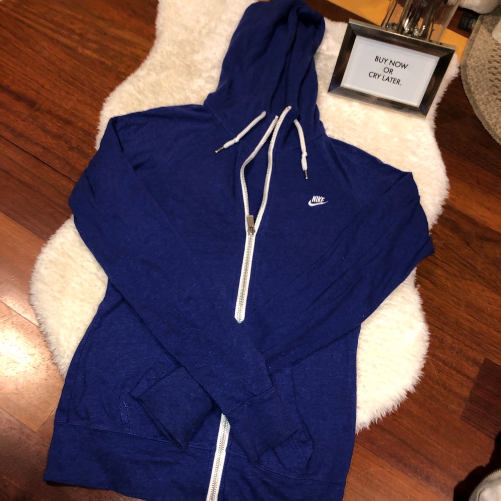 Nike zip up fleece 💜